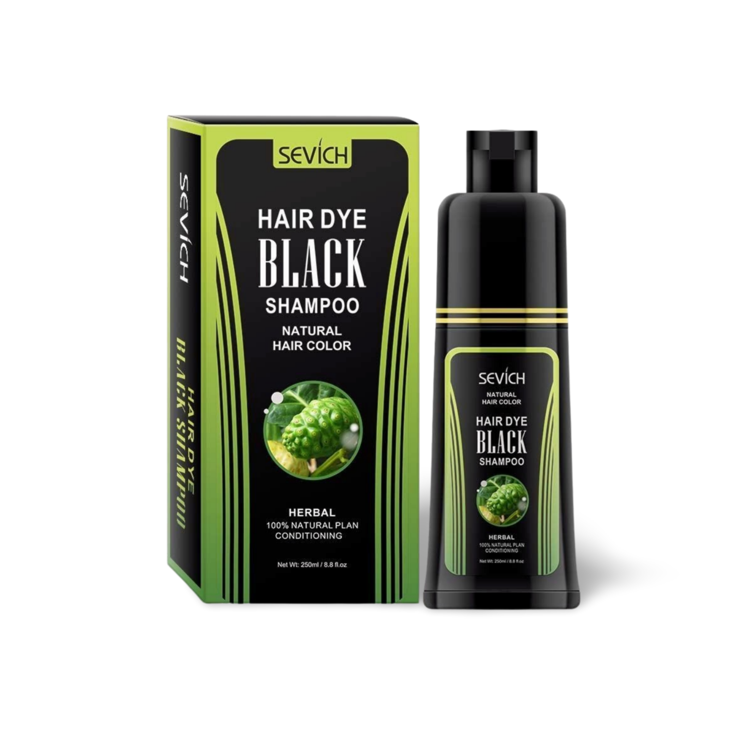 SEVICH Hair Dye Black Shampoo